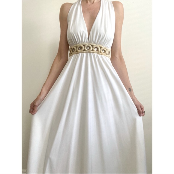 Vintage Dresses & Skirts - Stunning Vintage 70'S Halter Dress
